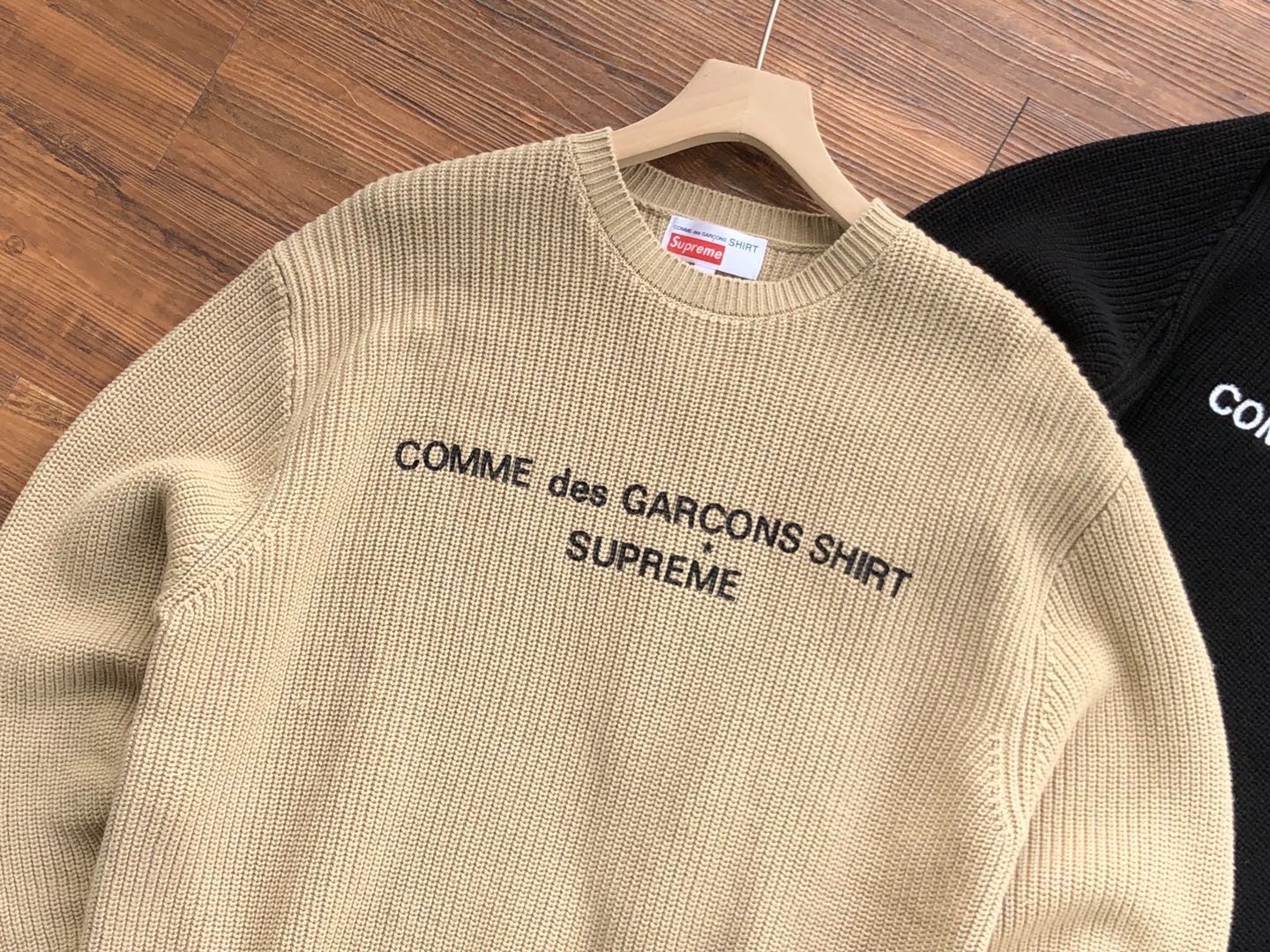 Supreme x Comme Des Garçons Sweater SHIRT Brown – UA Fashion