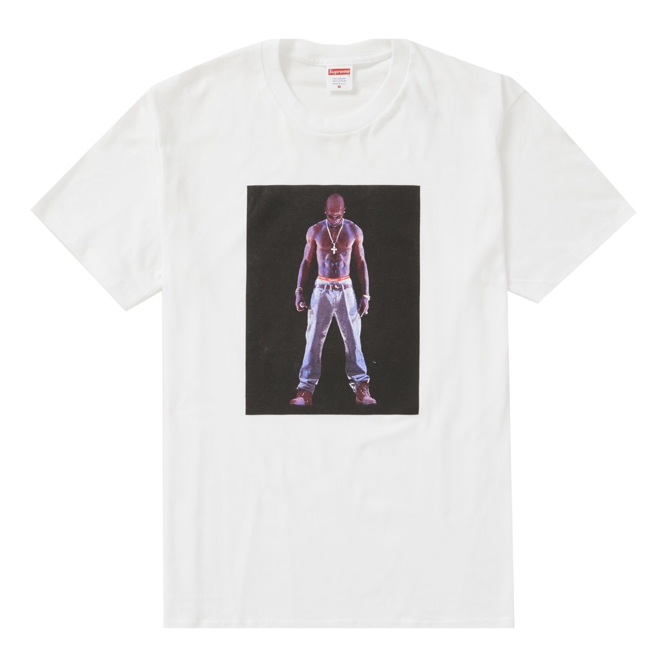 Supreme T-Shirt Tupac Hologram White – UA Fashion